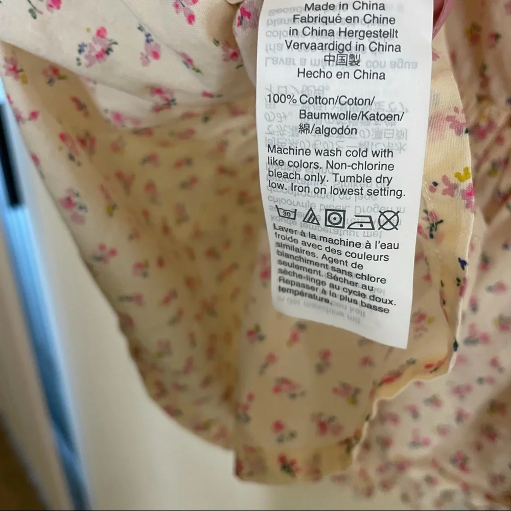 Madewell Shirred Drawstring Tank Top in Bright Buds - Picture 10 of 10